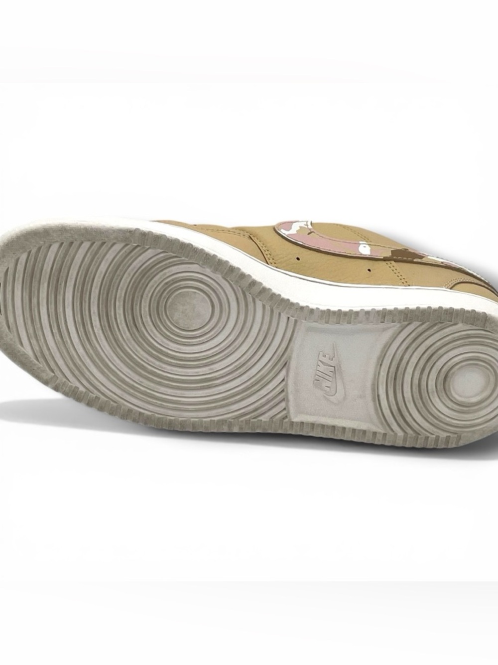Nike Court Vision Low Beige Camo Swoosh Women’s 8.5 Sneakers - Picture 9 of 10